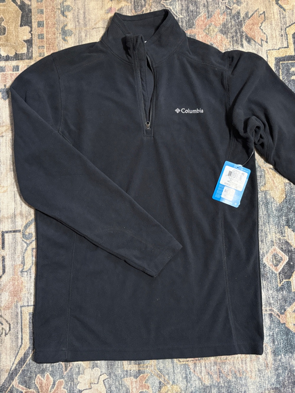 Columbia Black Men's Lightweight Quarter-Zip Pullover